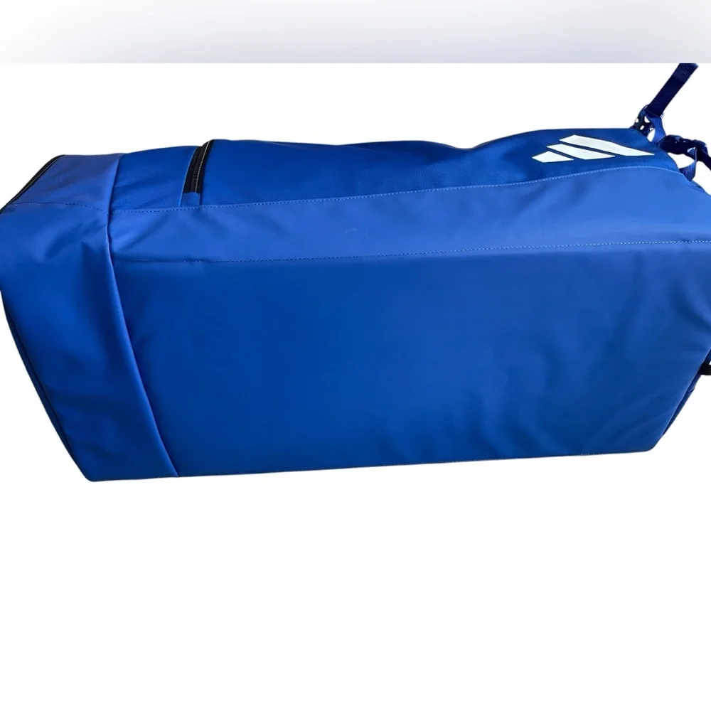 Adidas Dugout Duffel Bag Blue NWT Large Baseball Softball Gym Travel